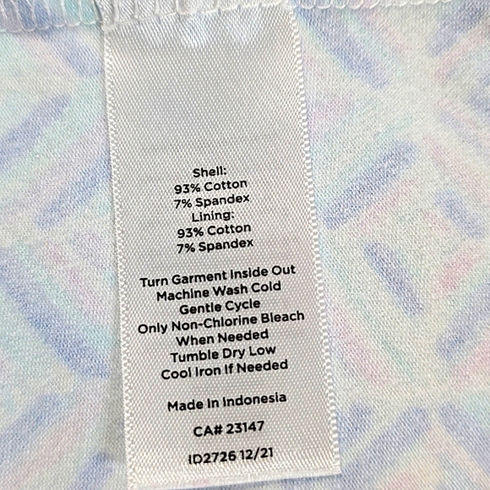 Talbots Women's Skort Shorts Skirt Athletic Size S Geometrical Print - Picture 6 of 7